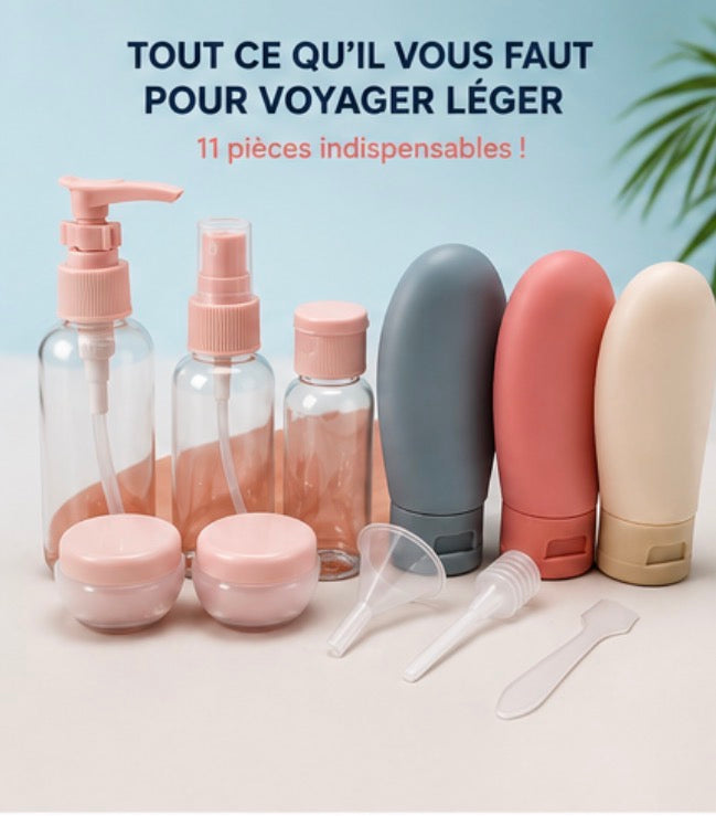 NomadTravel™ Trousse de flacons de voyage