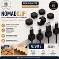 NomadClip™ Organisateurs de câbles