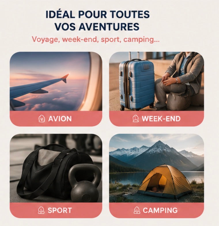 NomadTravel™ Trousse de flacons de voyage