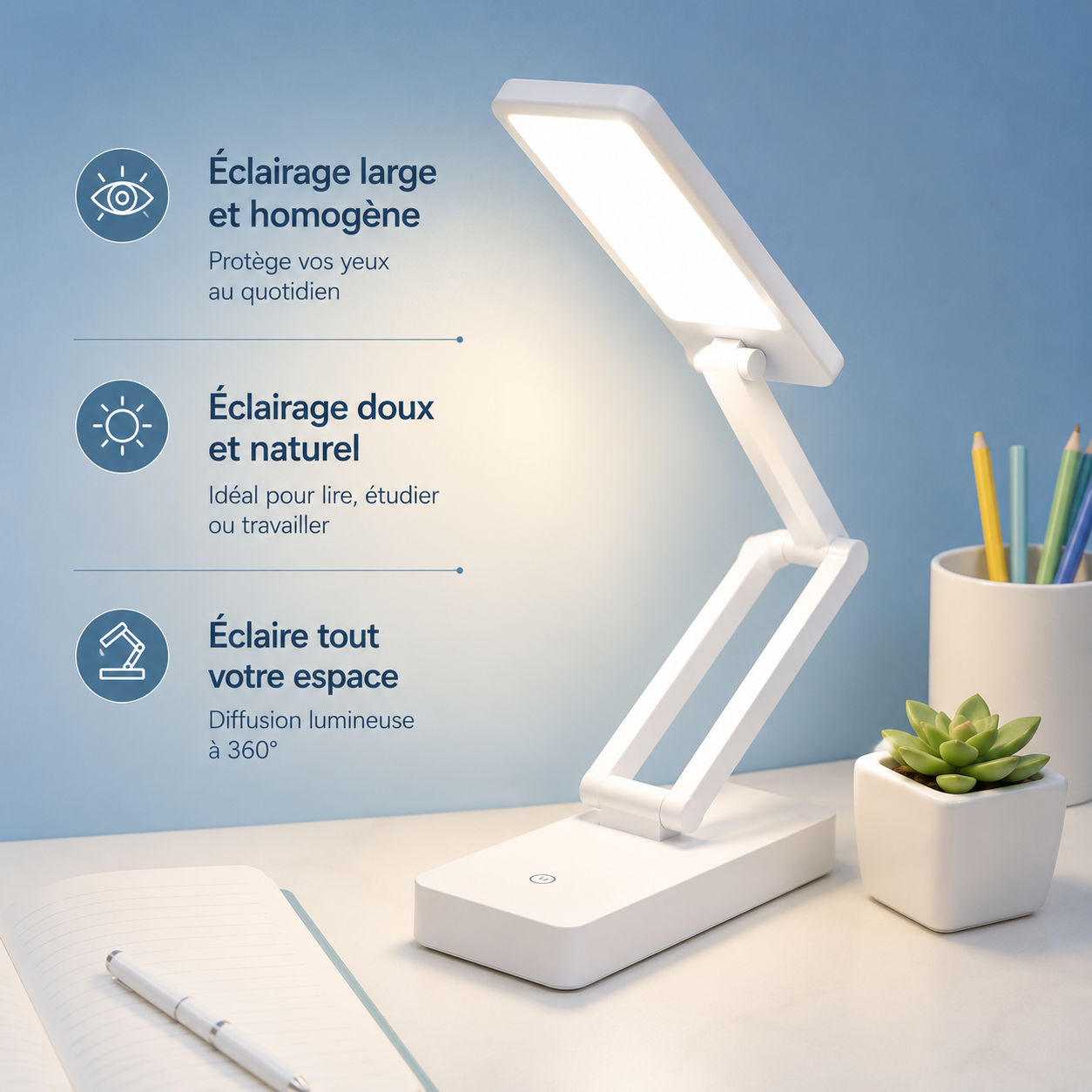 Lampe NomadLight™ LED Pliable Rechargeable