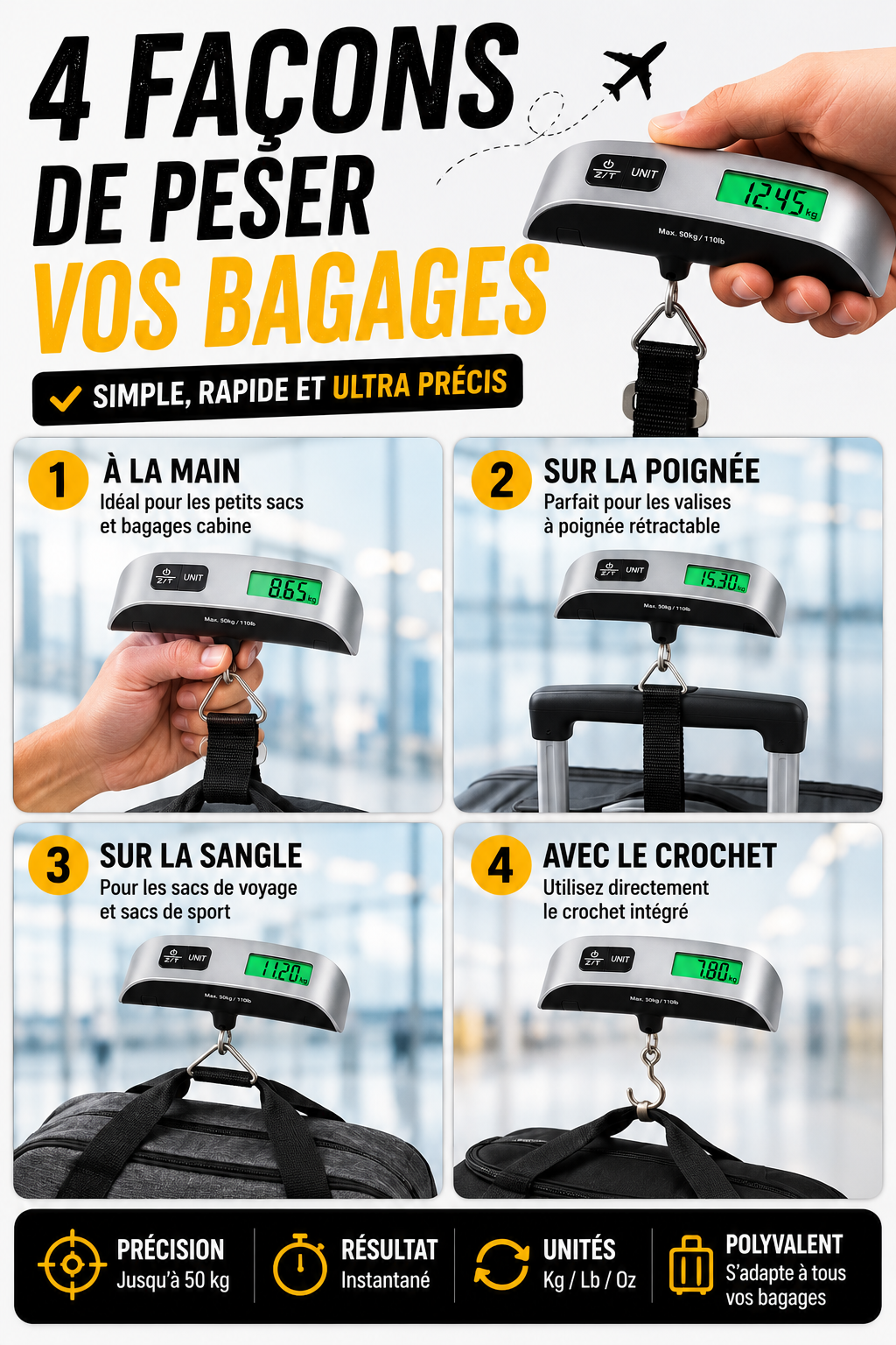 NomadScale™ – Balance de Voyage Digitale Ultra Compacte
