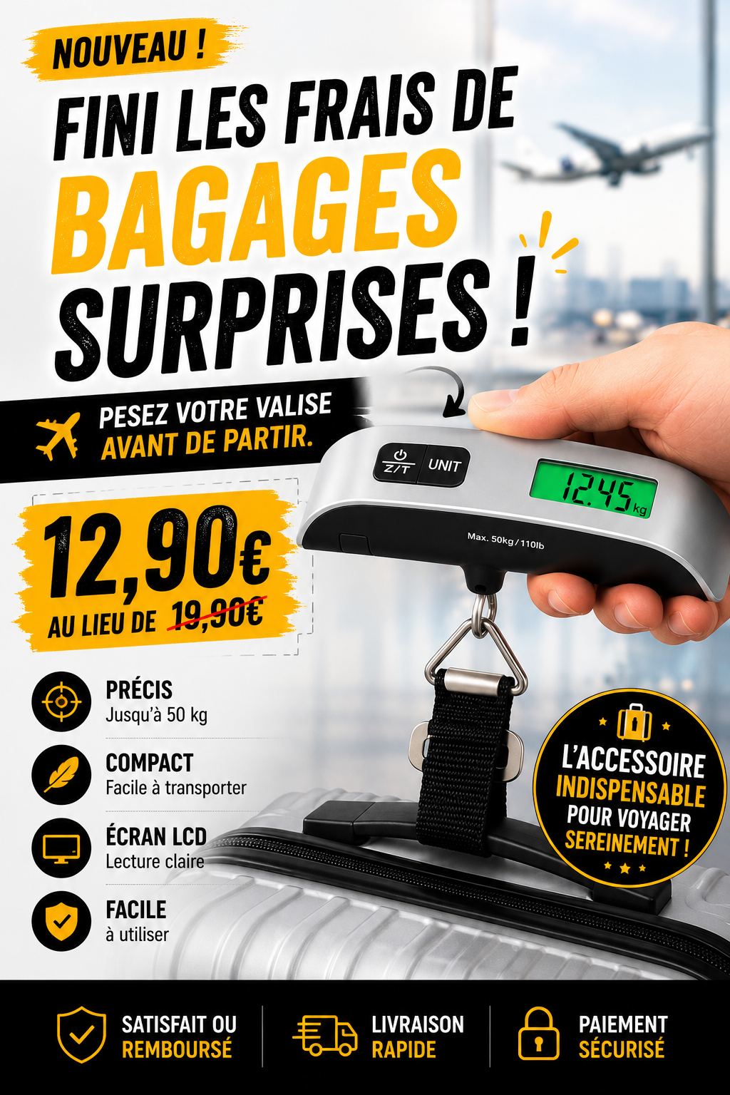 NomadScale™ – Balance de Voyage Digitale Ultra Compacte